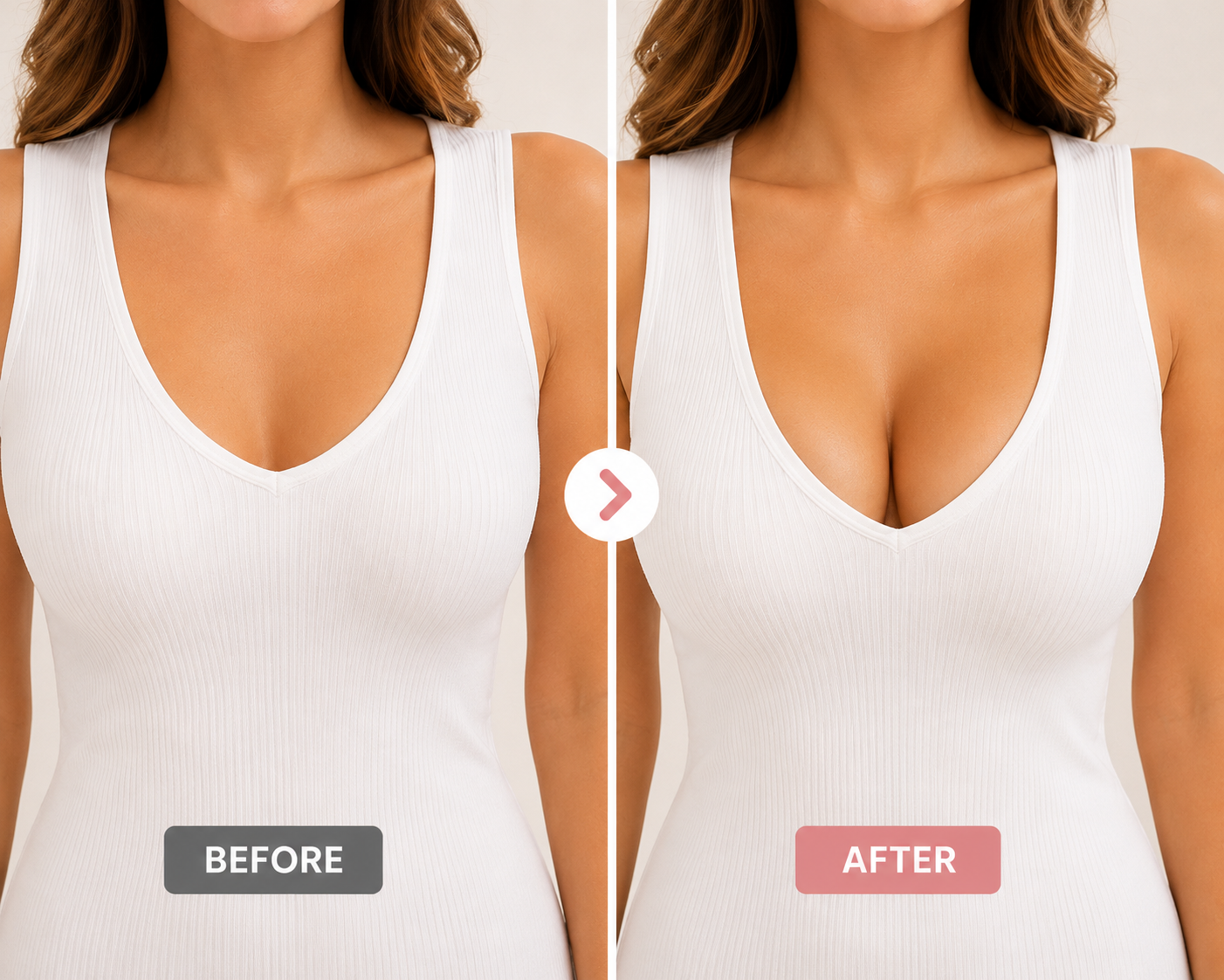 Curve Boost Pads™ | Transparante Siliconen Push-up Inleggers voor Bikini, Badpak & BH