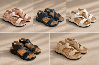 Jane - Comfort sandalen met ondersteunend voetbed