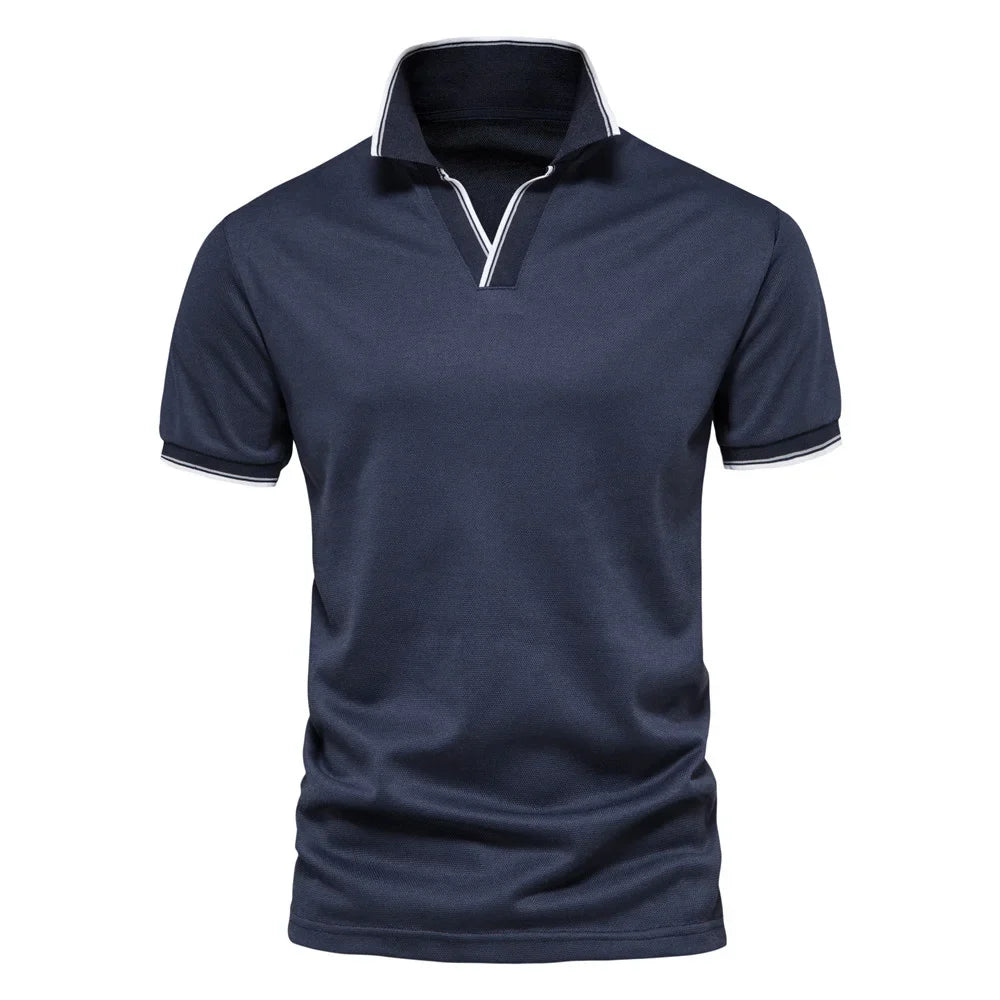 Beeckhoven™ | Heren Polo Met V-hals