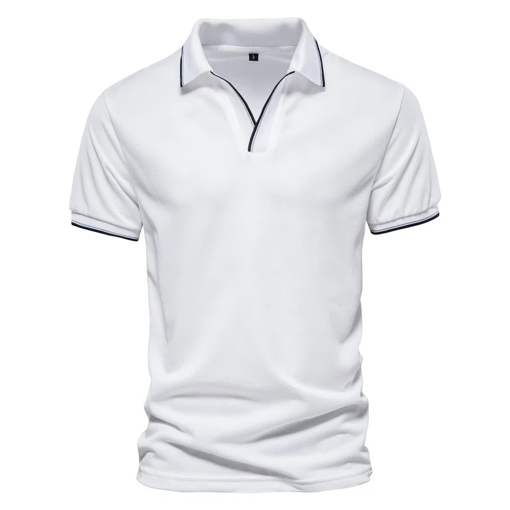 Beeckhoven™ | Heren Polo Met V-hals