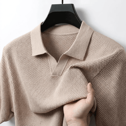 Beeckhoven™ | Luxe Heren Polo met Wafelstructuur