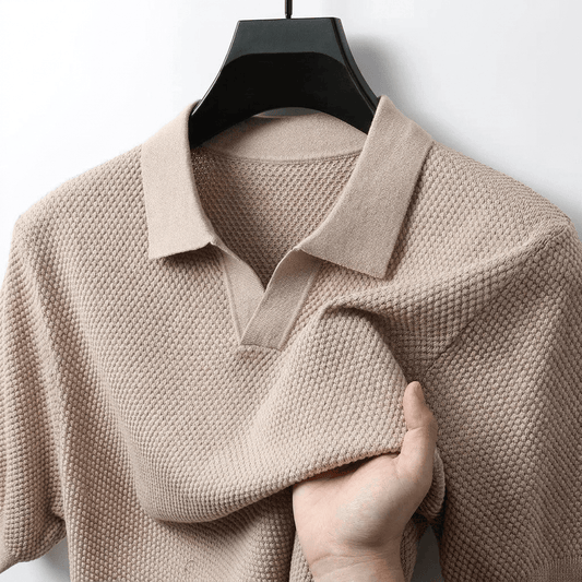 Beeckhoven™ | Luxe Heren Polo met Wafelstructuur