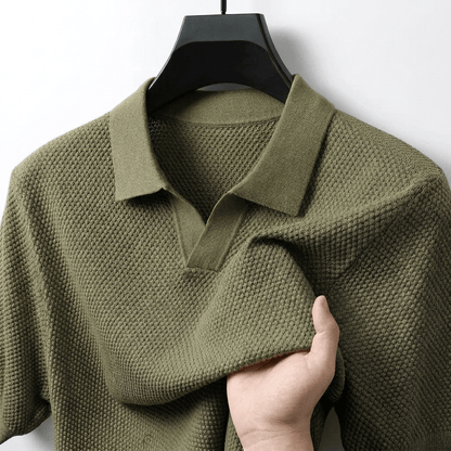 Beeckhoven™ | Luxe Heren Polo met Wafelstructuur
